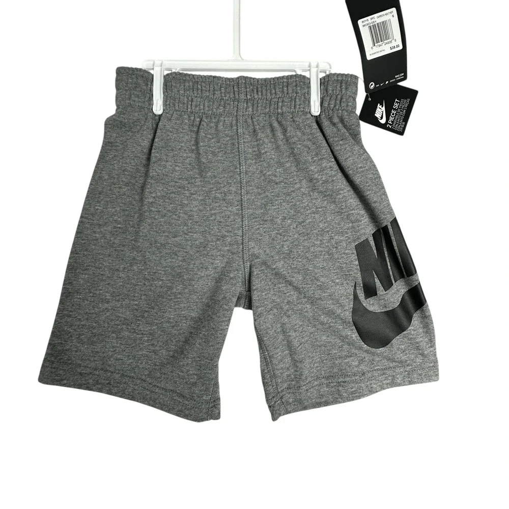 Nike 2PC Set T-Shirt & Shorts Outfit Matching Set Activewear Size 6 NWT - Picture 5 of 9